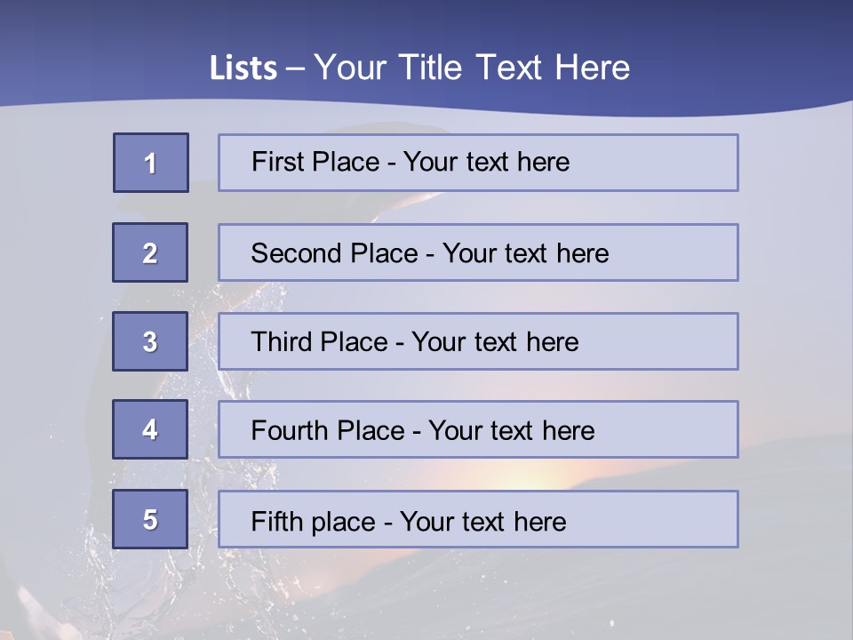 Boat Action Porpoise PowerPoint Template