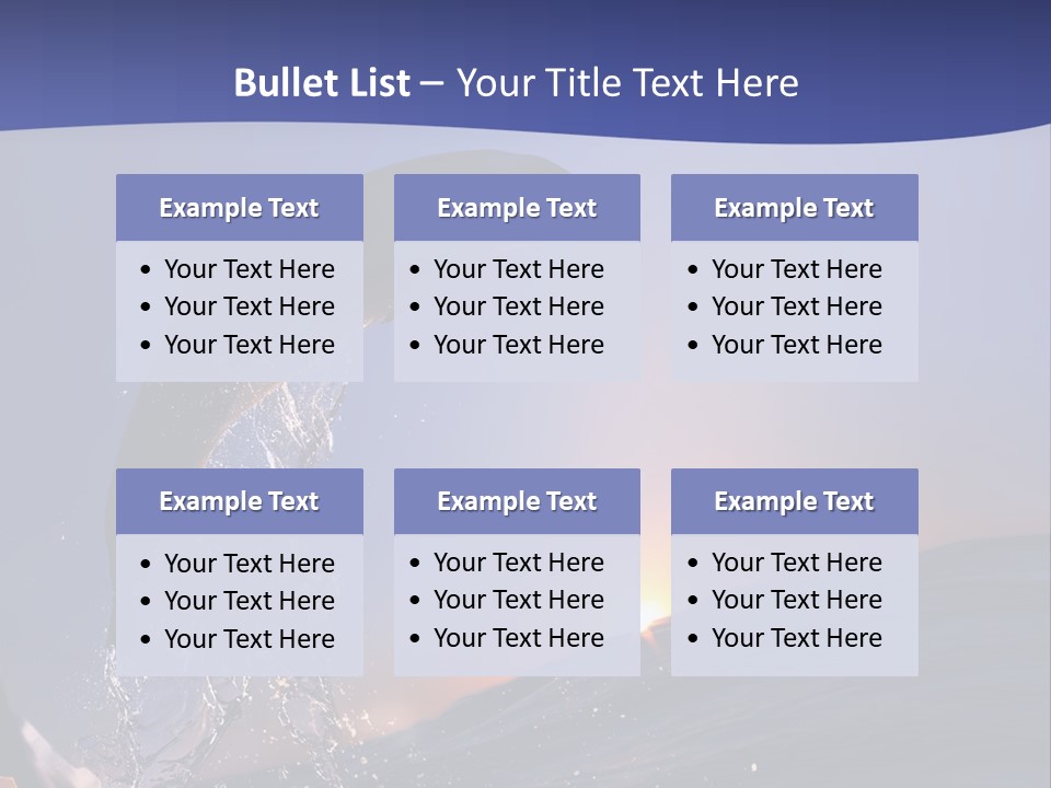 Boat Action Porpoise PowerPoint Template