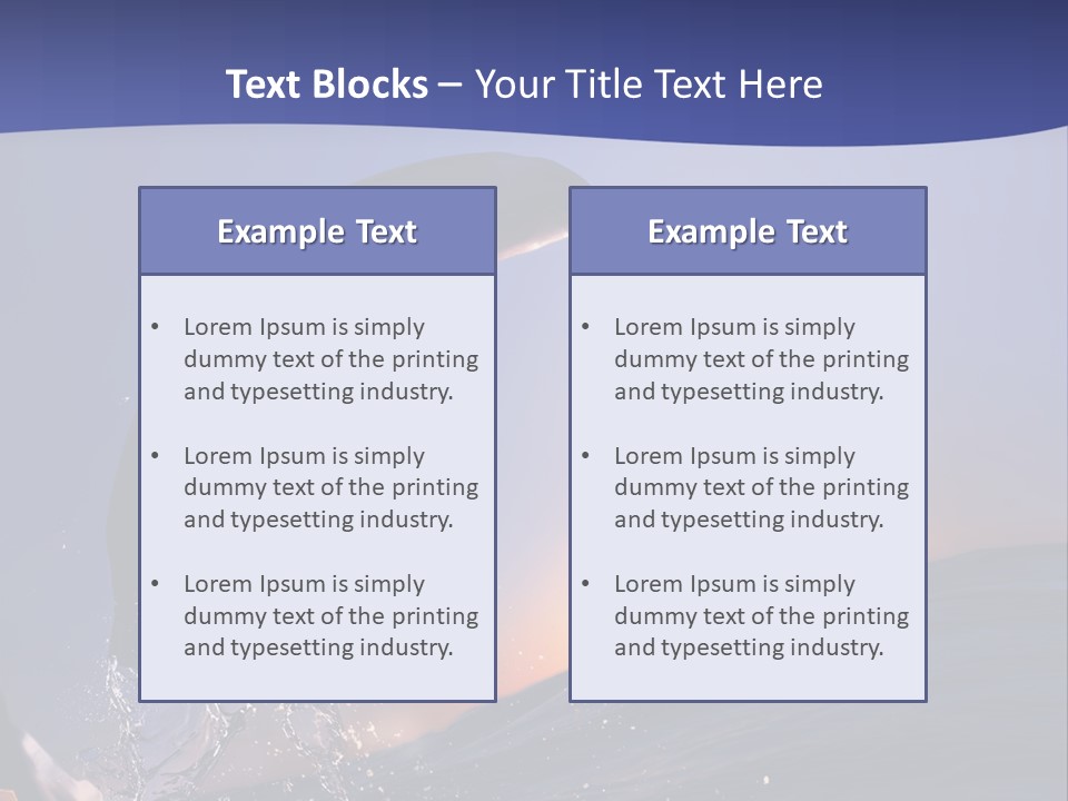 Boat Action Porpoise PowerPoint Template
