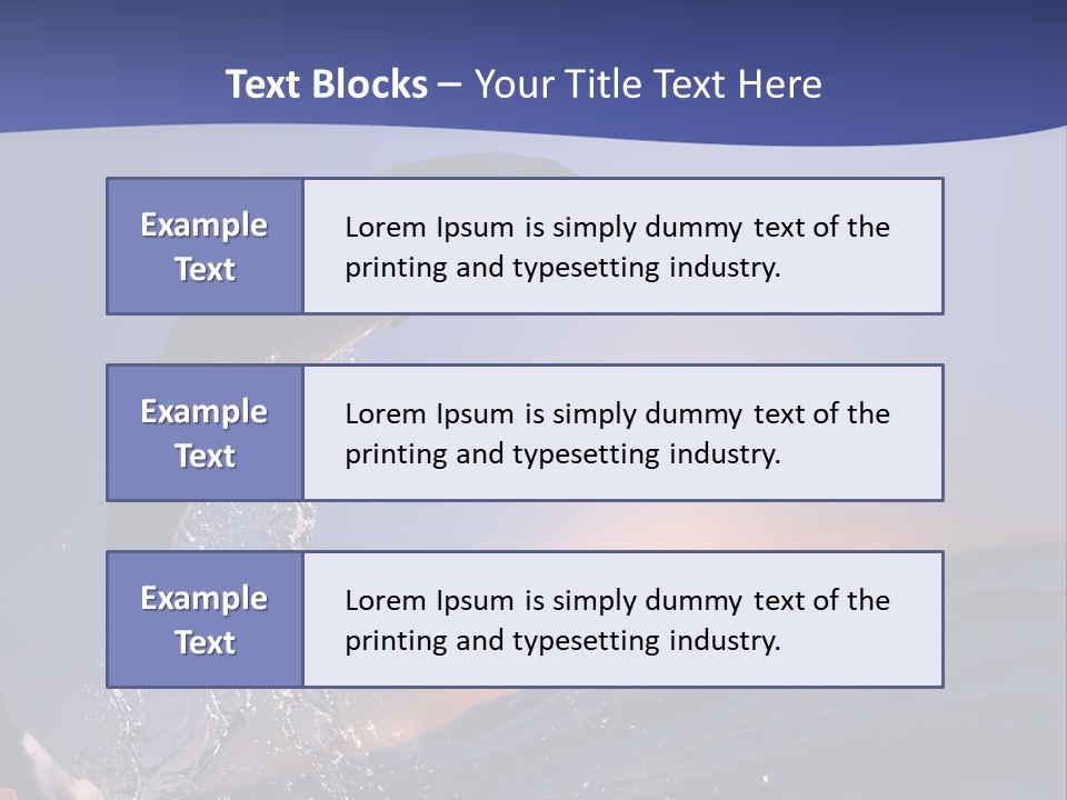 Boat Action Porpoise PowerPoint Template