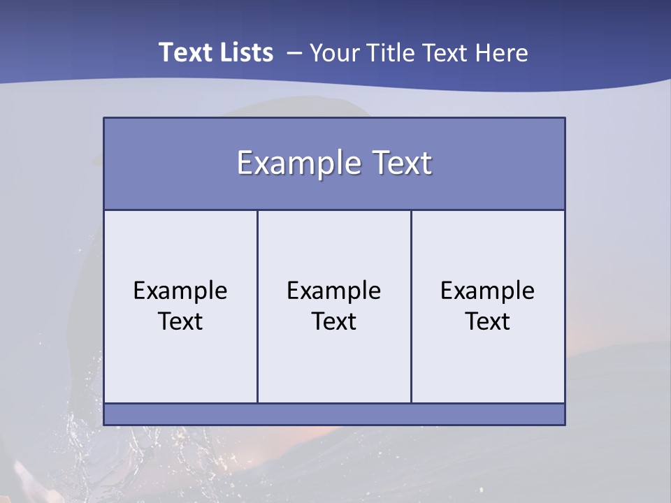 Boat Action Porpoise PowerPoint Template