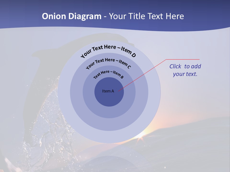 Boat Action Porpoise PowerPoint Template