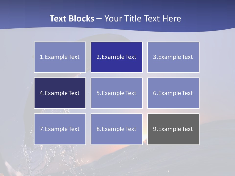 Boat Action Porpoise PowerPoint Template