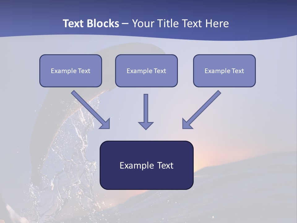 Boat Action Porpoise PowerPoint Template