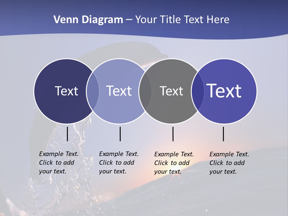 Boat Action Porpoise PowerPoint Template