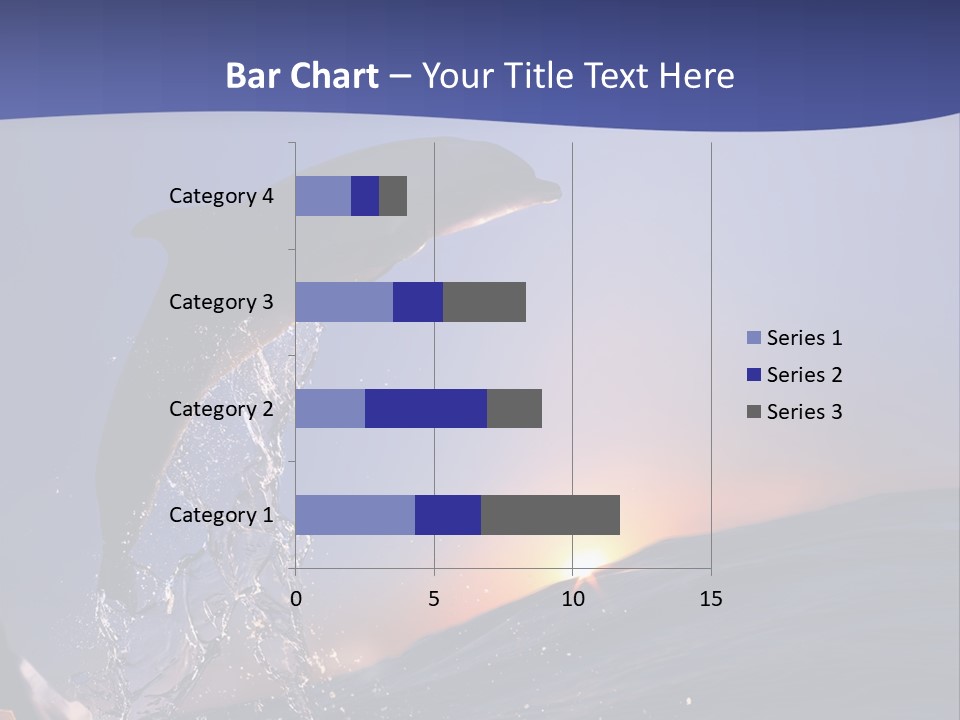 Boat Action Porpoise PowerPoint Template