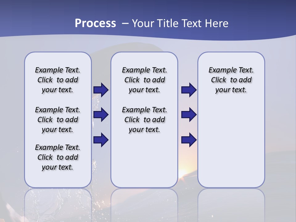 Boat Action Porpoise PowerPoint Template