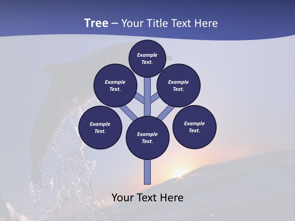 Boat Action Porpoise PowerPoint Template