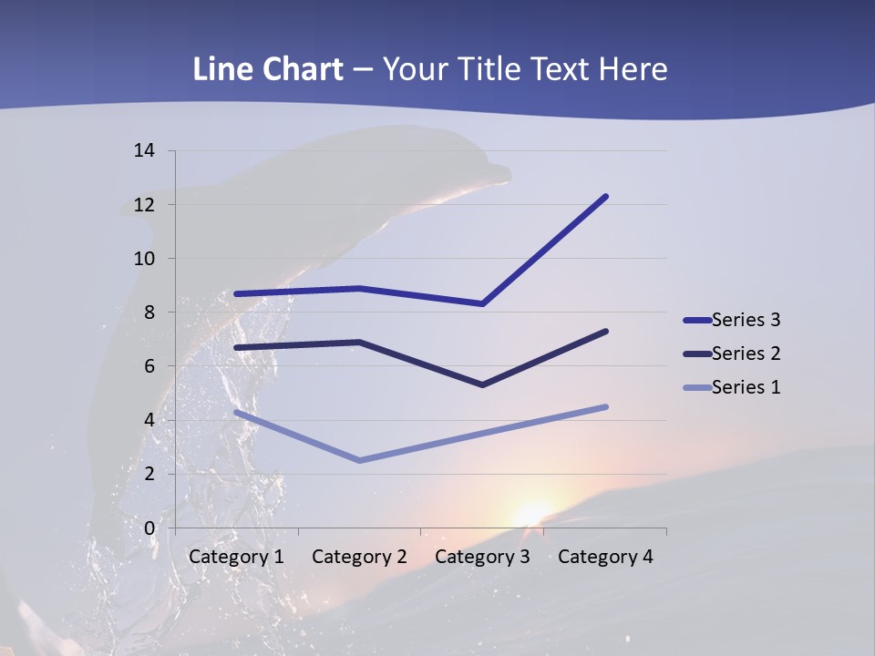 Boat Action Porpoise PowerPoint Template