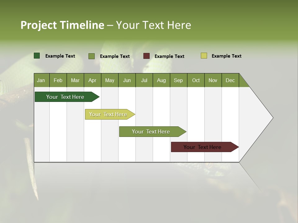 Garden Wild Snake PowerPoint Template