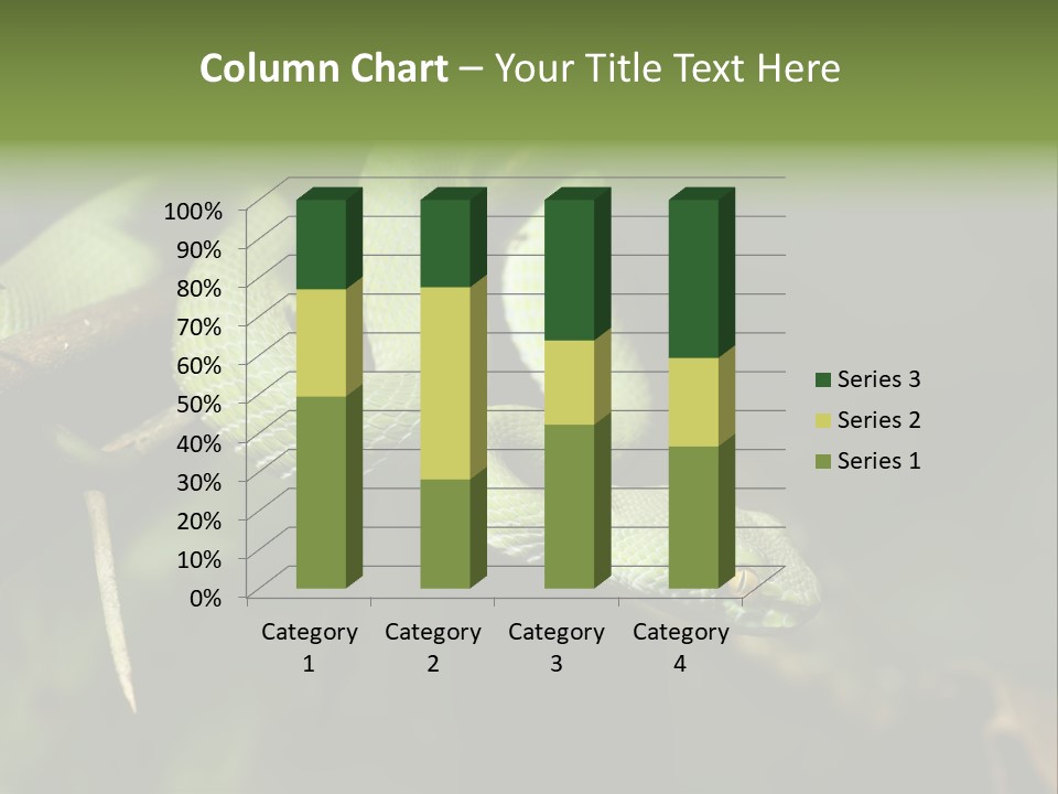 Garden Wild Snake PowerPoint Template