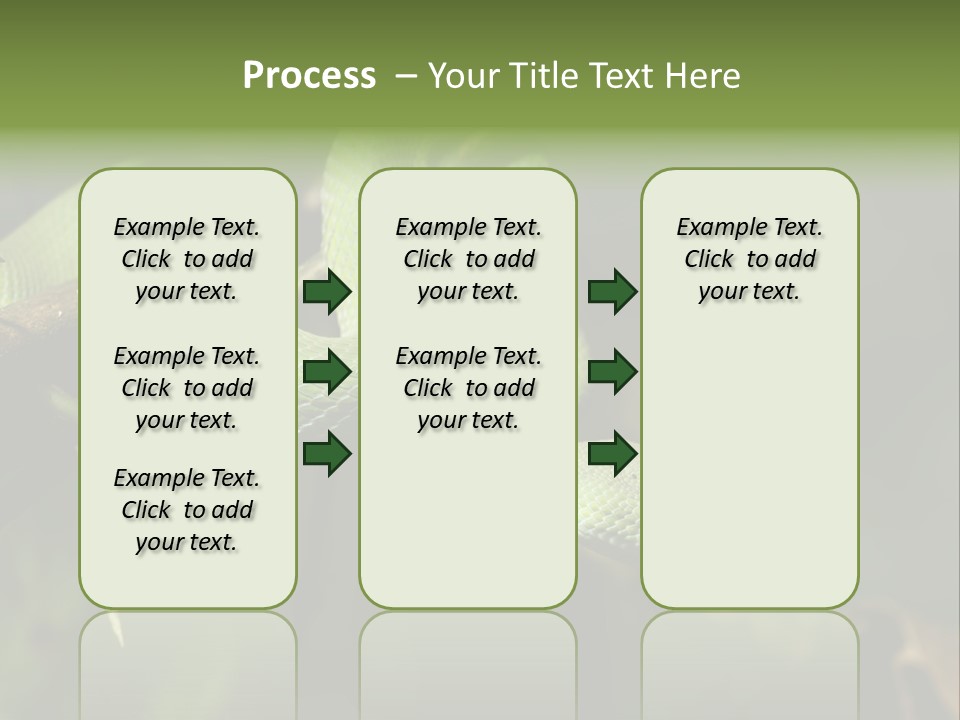 Garden Wild Snake PowerPoint Template