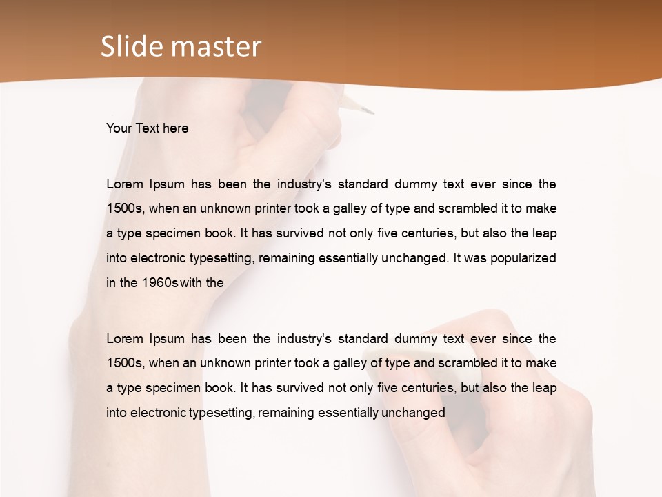 Design Draft Presentation PowerPoint Template
