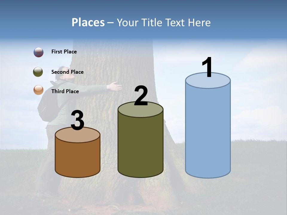 Lifestyle Sustainable Grass PowerPoint Template
