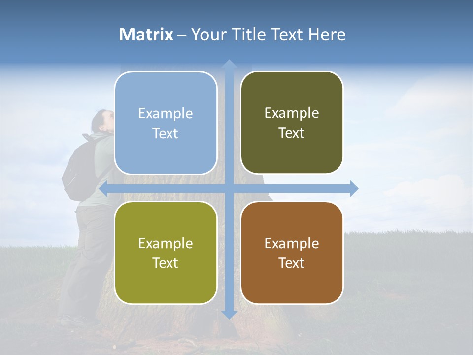 Lifestyle Sustainable Grass PowerPoint Template