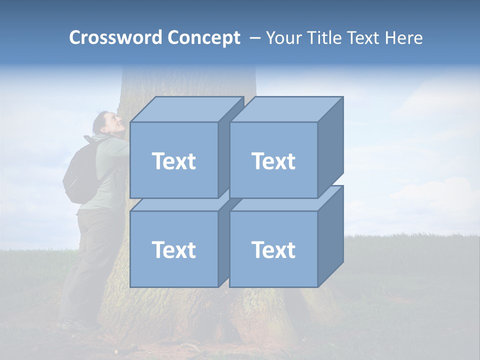 Lifestyle Sustainable Grass PowerPoint Template