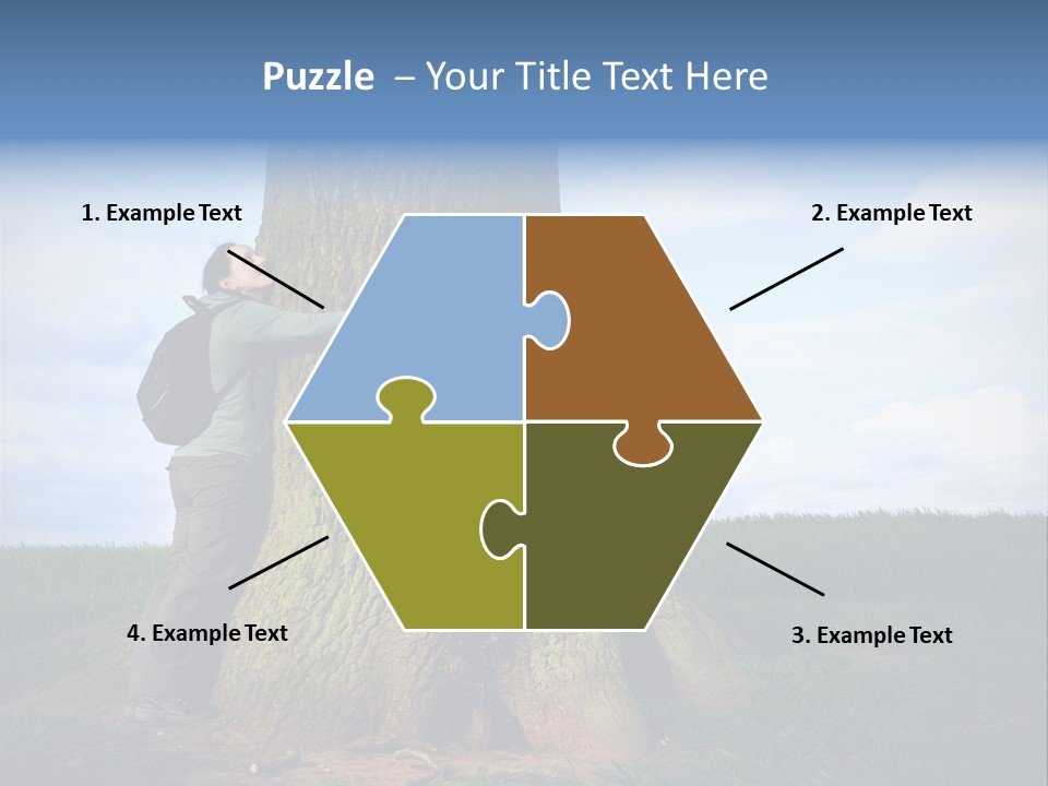 Lifestyle Sustainable Grass PowerPoint Template