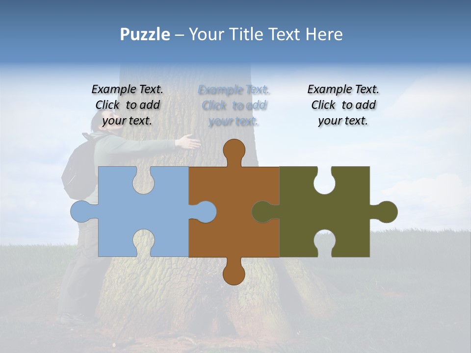 Lifestyle Sustainable Grass PowerPoint Template