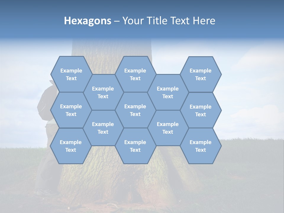 Lifestyle Sustainable Grass PowerPoint Template