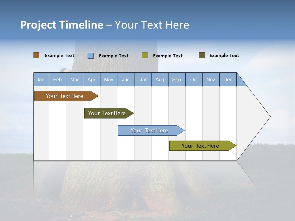 Lifestyle Sustainable Grass PowerPoint Template