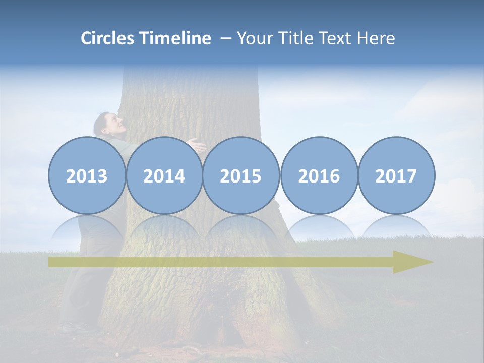 Lifestyle Sustainable Grass PowerPoint Template