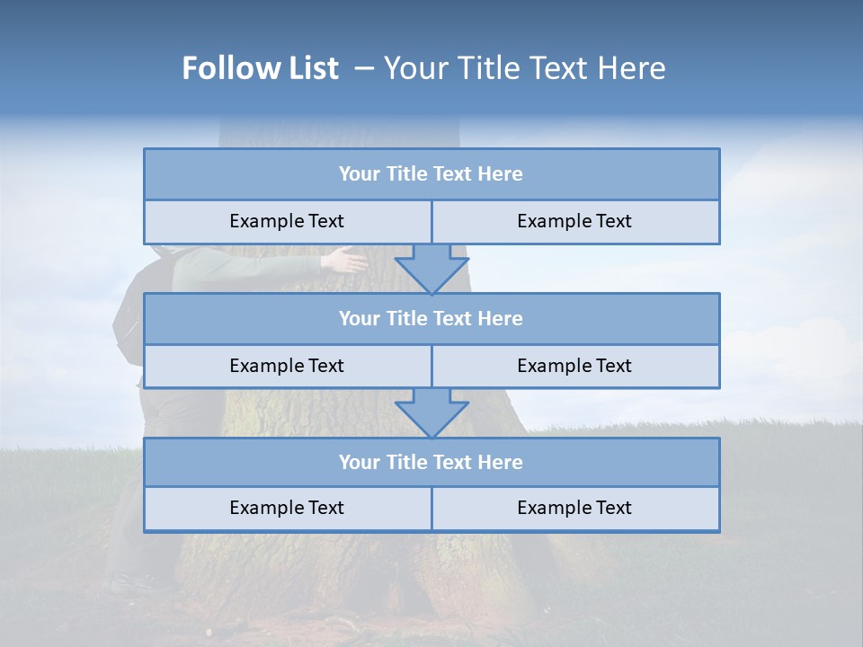 Lifestyle Sustainable Grass PowerPoint Template