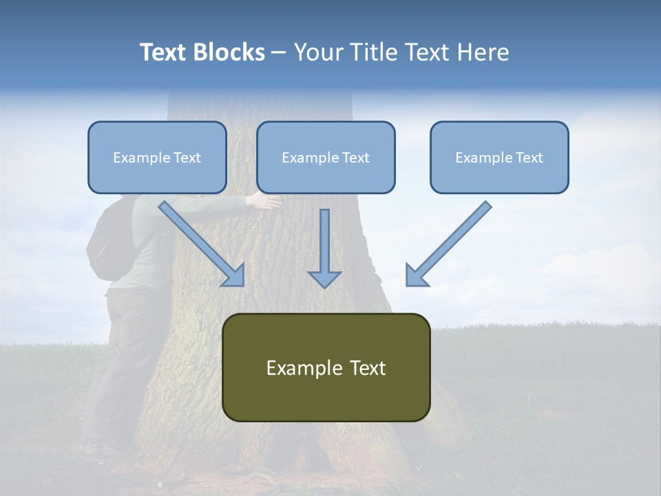Lifestyle Sustainable Grass PowerPoint Template