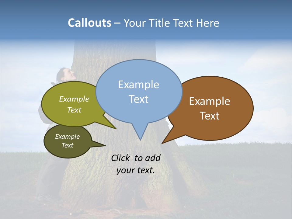 Lifestyle Sustainable Grass PowerPoint Template