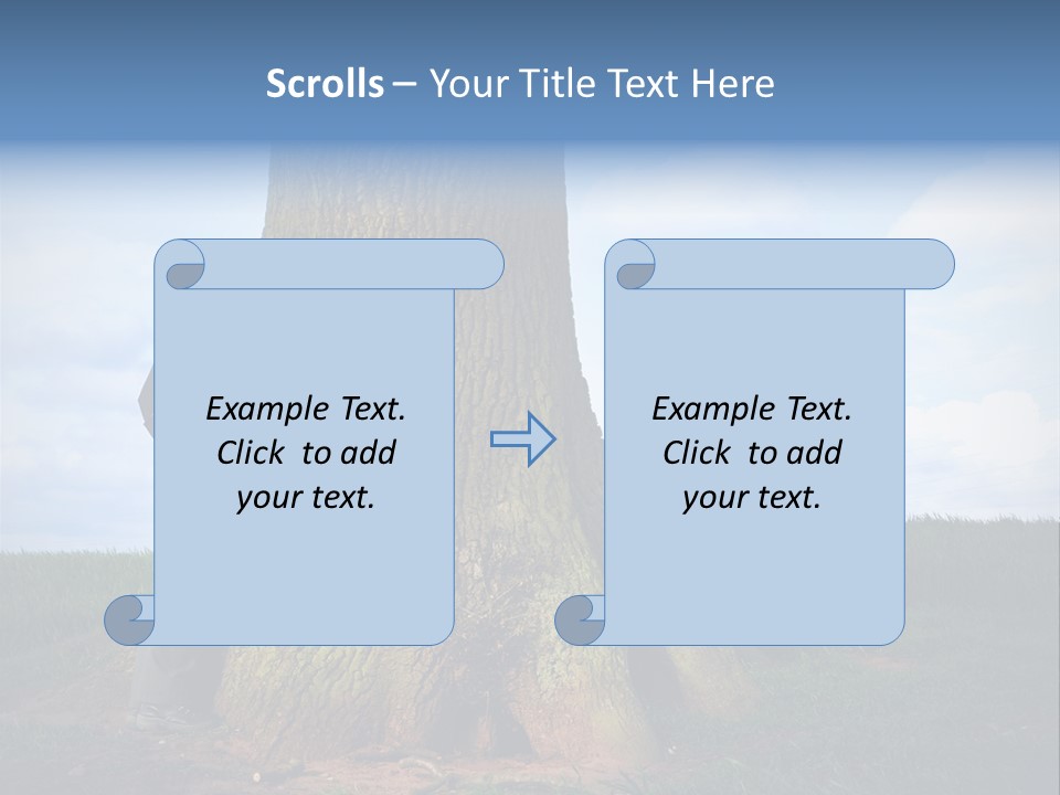 Lifestyle Sustainable Grass PowerPoint Template
