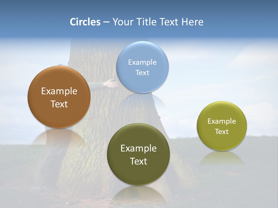 Lifestyle Sustainable Grass PowerPoint Template