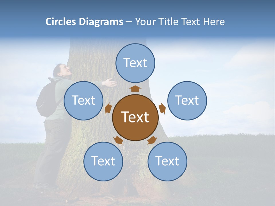 Lifestyle Sustainable Grass PowerPoint Template