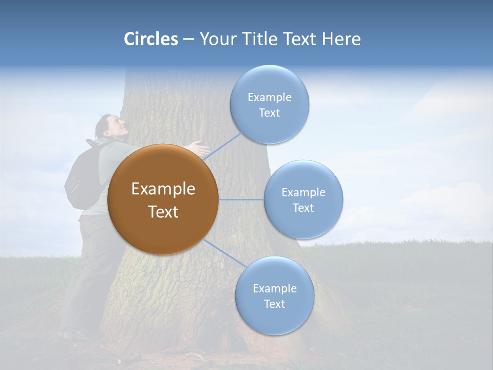 Lifestyle Sustainable Grass PowerPoint Template