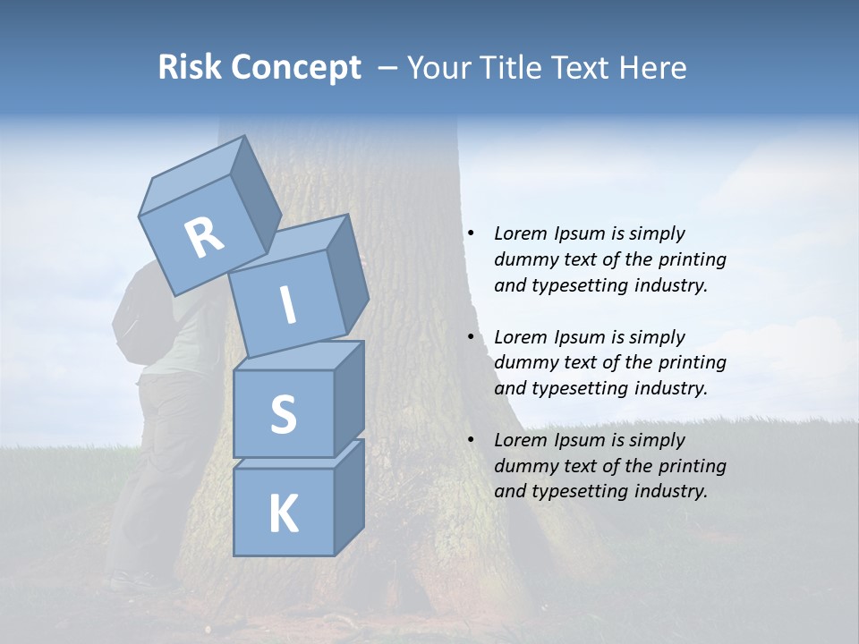 Lifestyle Sustainable Grass PowerPoint Template