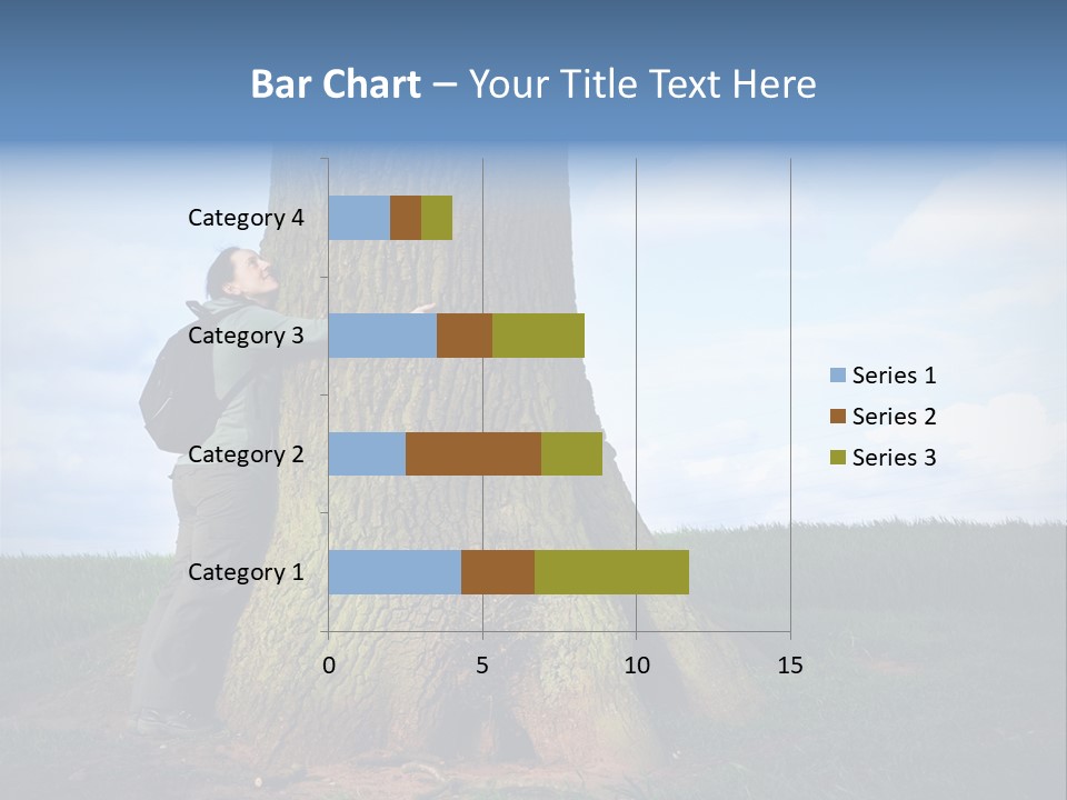 Lifestyle Sustainable Grass PowerPoint Template