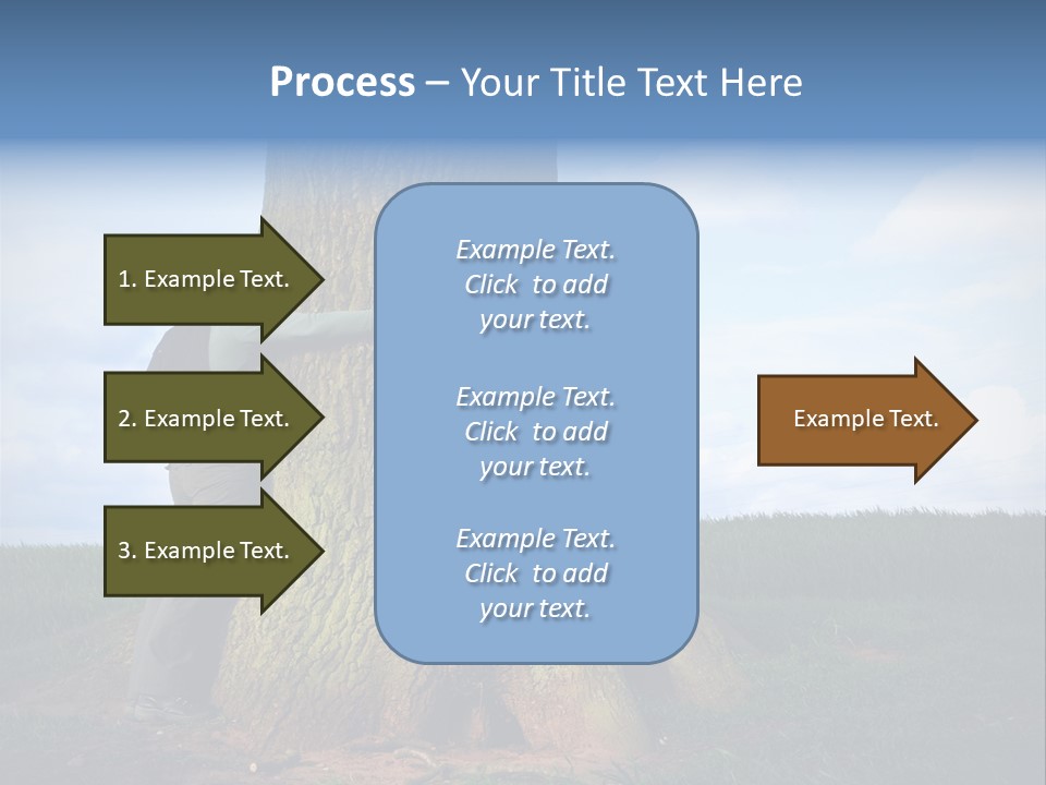 Lifestyle Sustainable Grass PowerPoint Template
