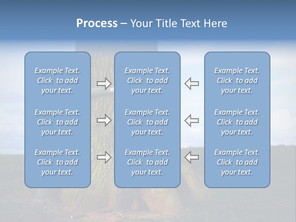 Lifestyle Sustainable Grass PowerPoint Template