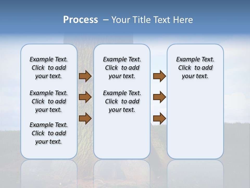 Lifestyle Sustainable Grass PowerPoint Template