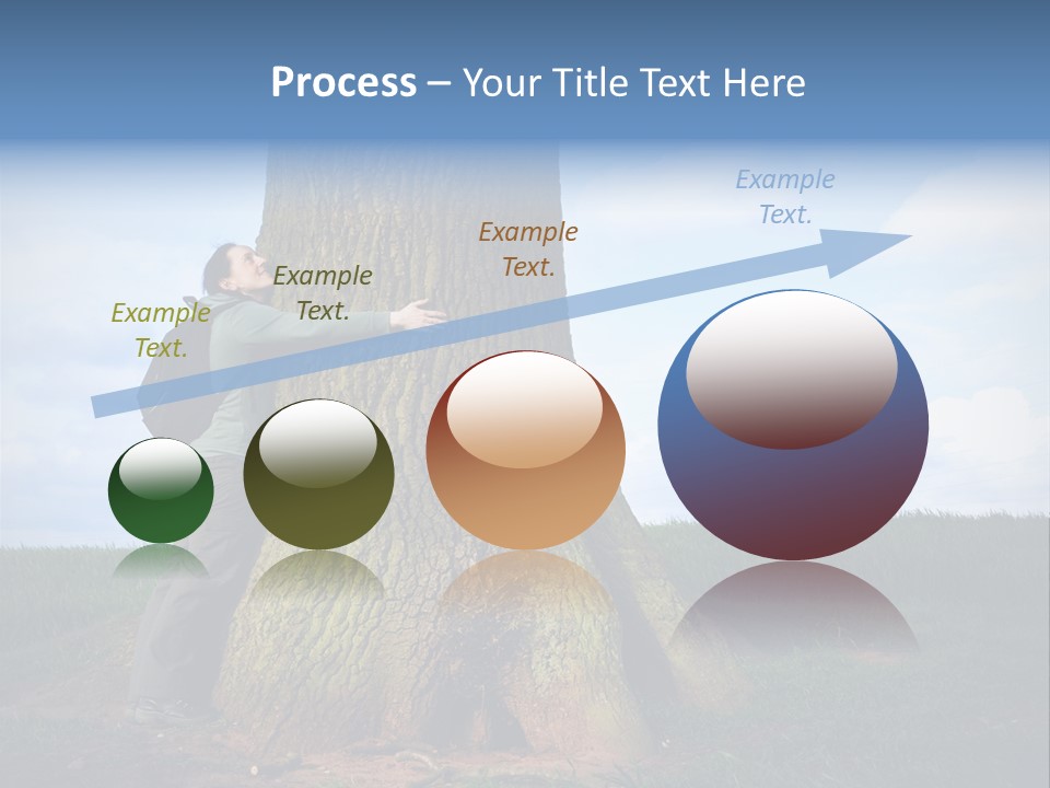 Lifestyle Sustainable Grass PowerPoint Template
