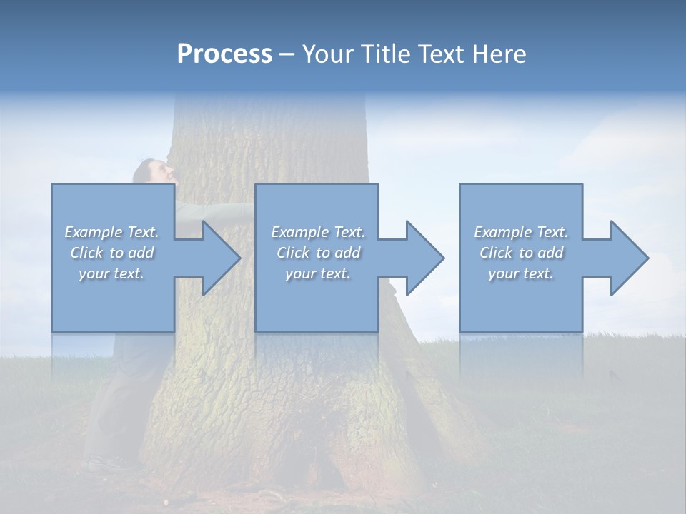 Lifestyle Sustainable Grass PowerPoint Template