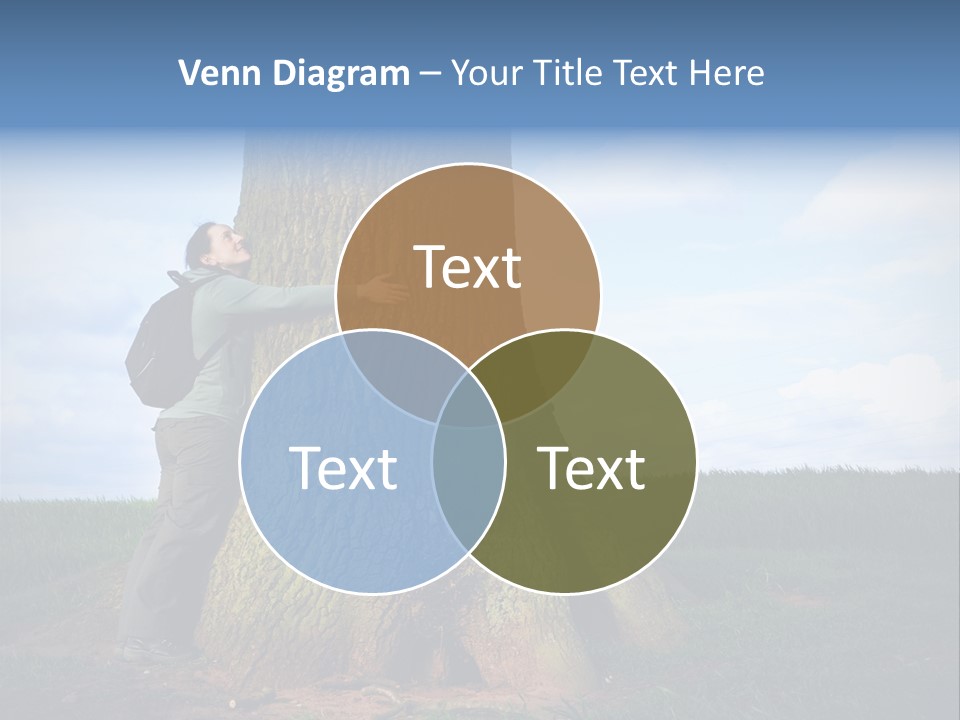 Lifestyle Sustainable Grass PowerPoint Template