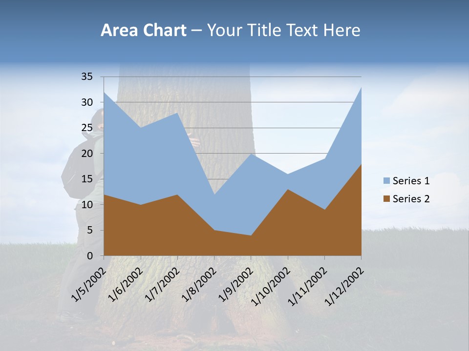 Lifestyle Sustainable Grass PowerPoint Template