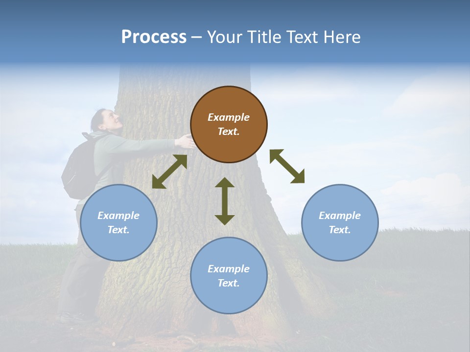 Lifestyle Sustainable Grass PowerPoint Template