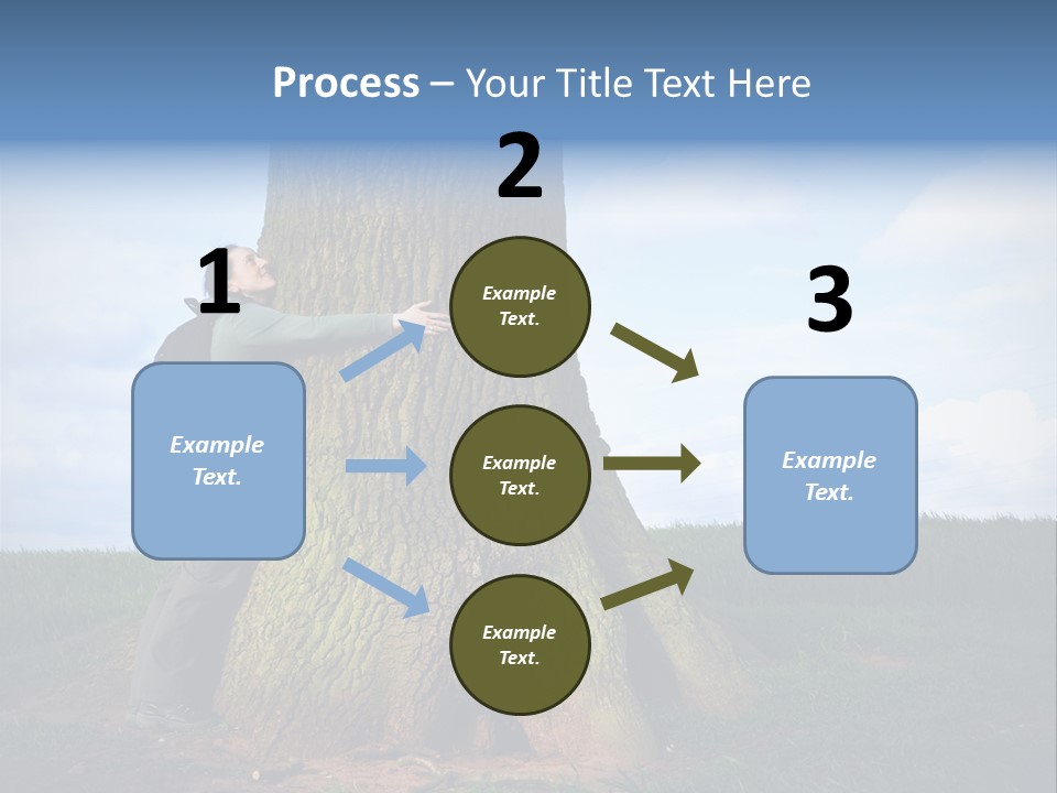 Lifestyle Sustainable Grass PowerPoint Template