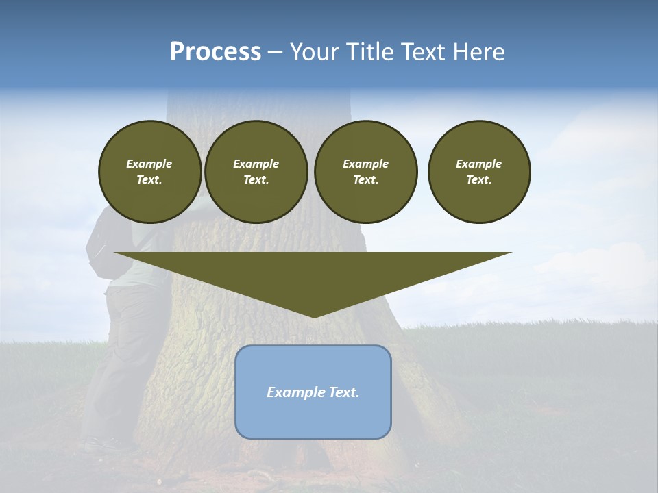 Lifestyle Sustainable Grass PowerPoint Template
