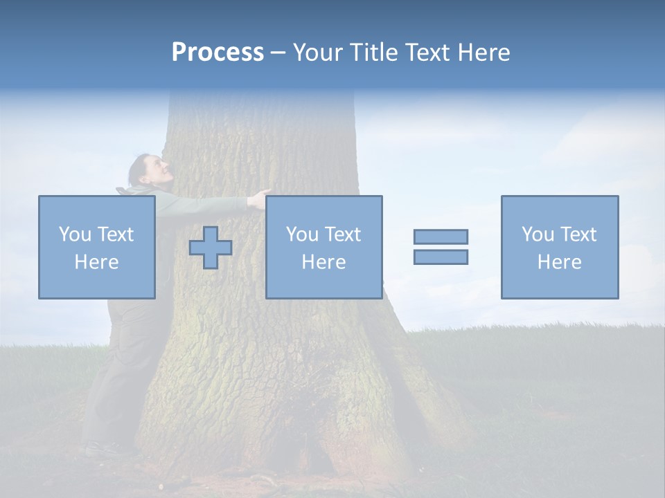Lifestyle Sustainable Grass PowerPoint Template