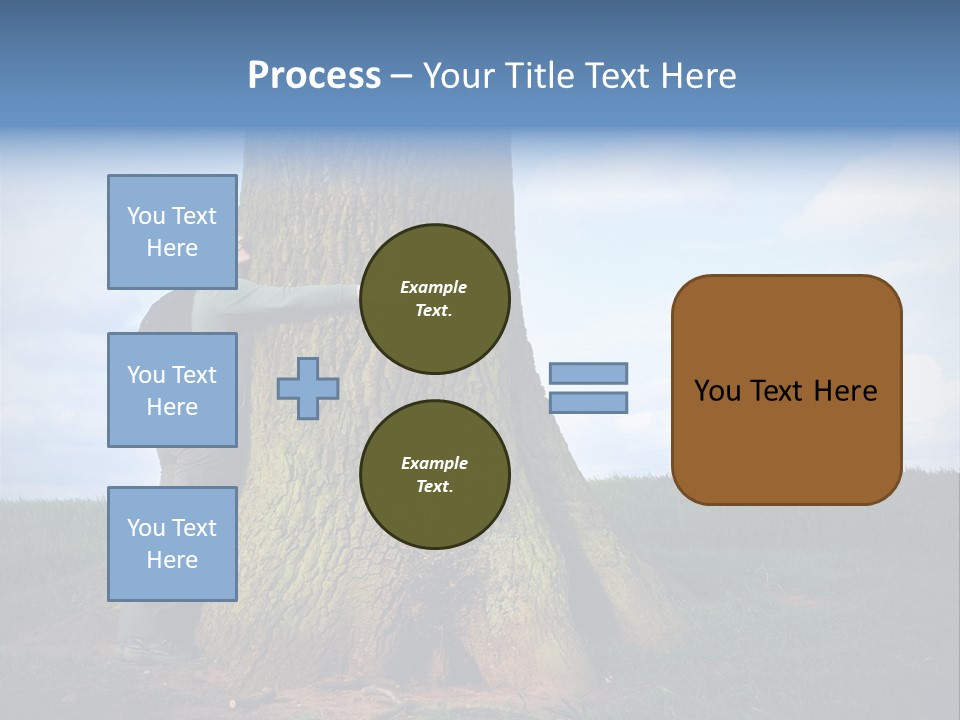 Lifestyle Sustainable Grass PowerPoint Template
