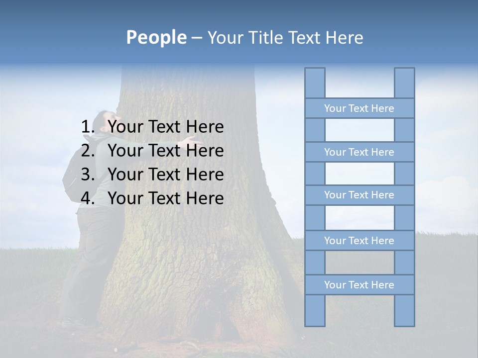 Lifestyle Sustainable Grass PowerPoint Template