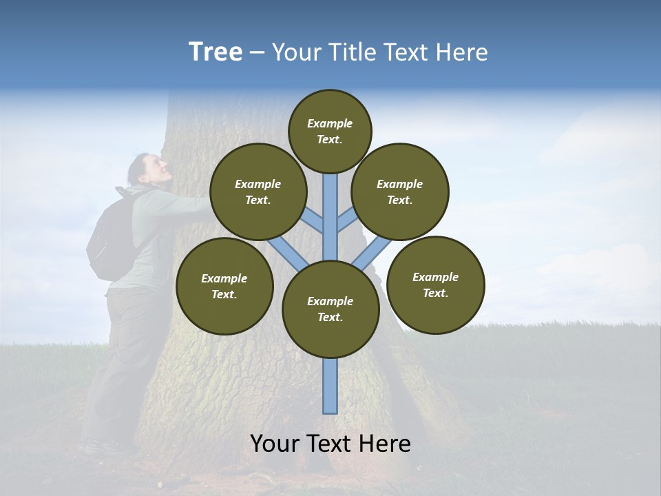 Lifestyle Sustainable Grass PowerPoint Template