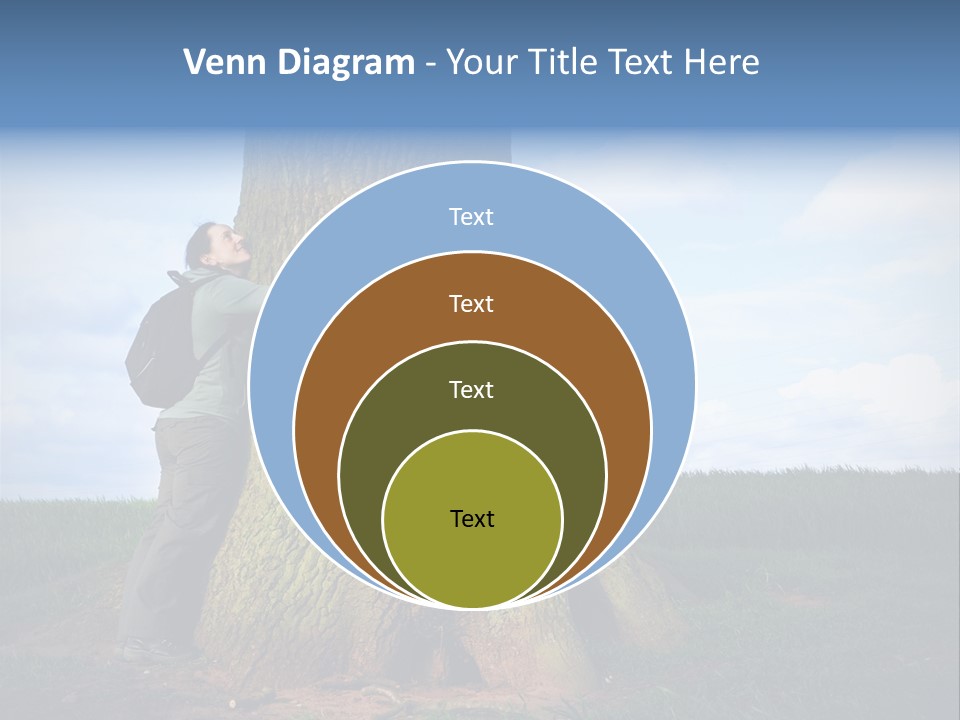 Lifestyle Sustainable Grass PowerPoint Template