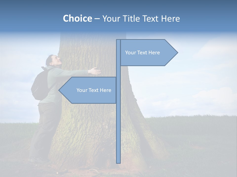 Lifestyle Sustainable Grass PowerPoint Template
